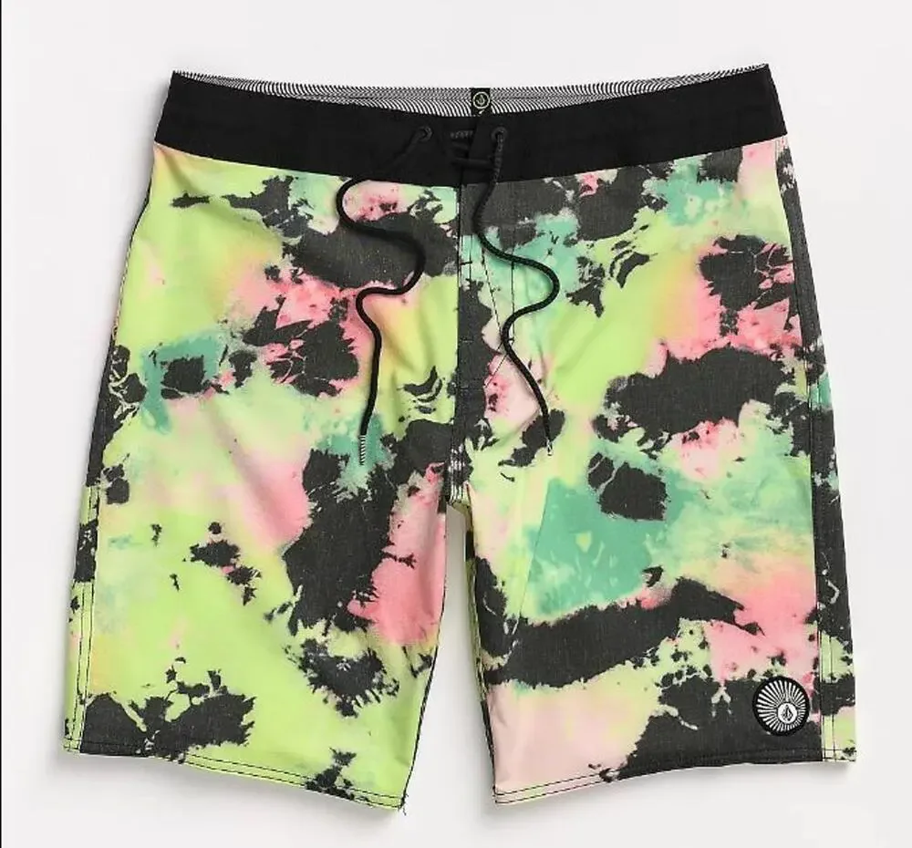 Volcom Boys Bolinas Stoney Tie Dye Board Shorts Boys Size 18 (29)